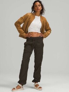 LULULEMON Non-Stop Bomber Jacket *Reversible Bold Beige Size 10